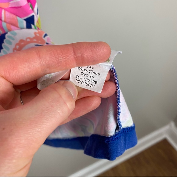 Lilly Pulitzer Emma Dress in Banana Flambe’ Size Small open back - Picture 4 of 10